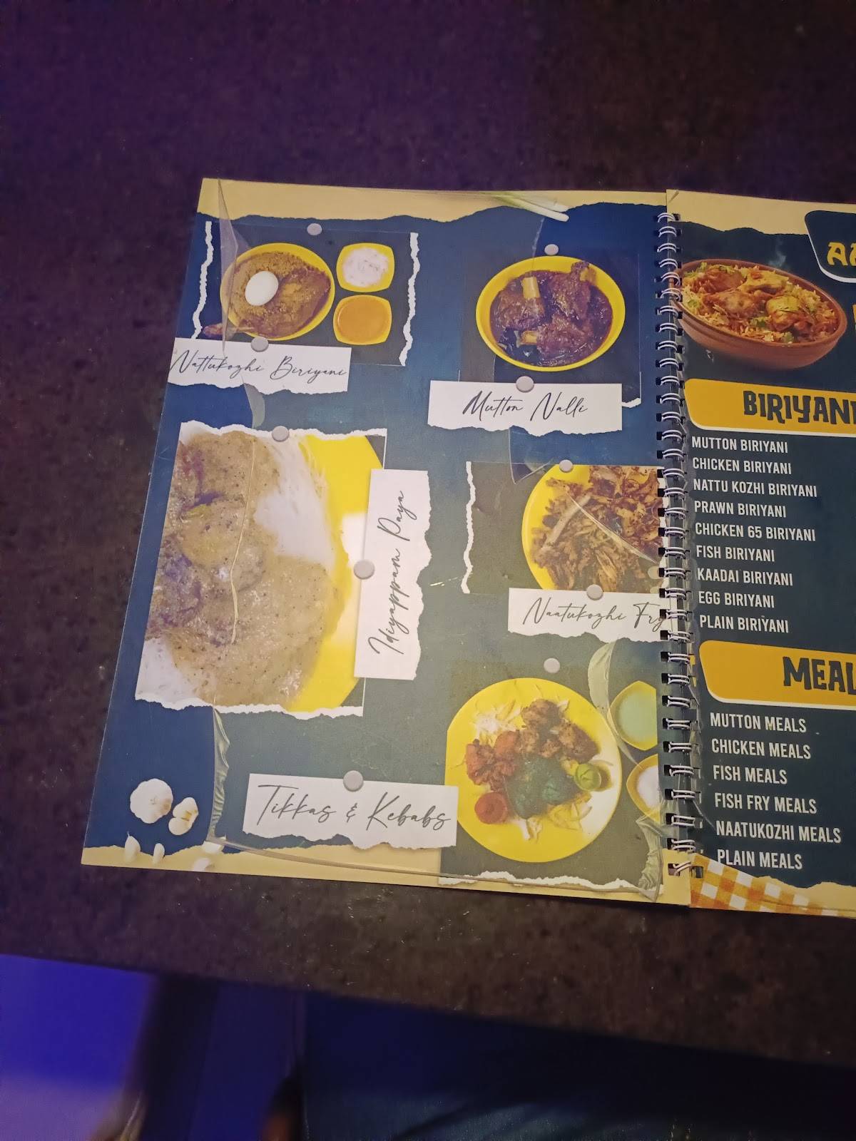Hotel Aachees menu