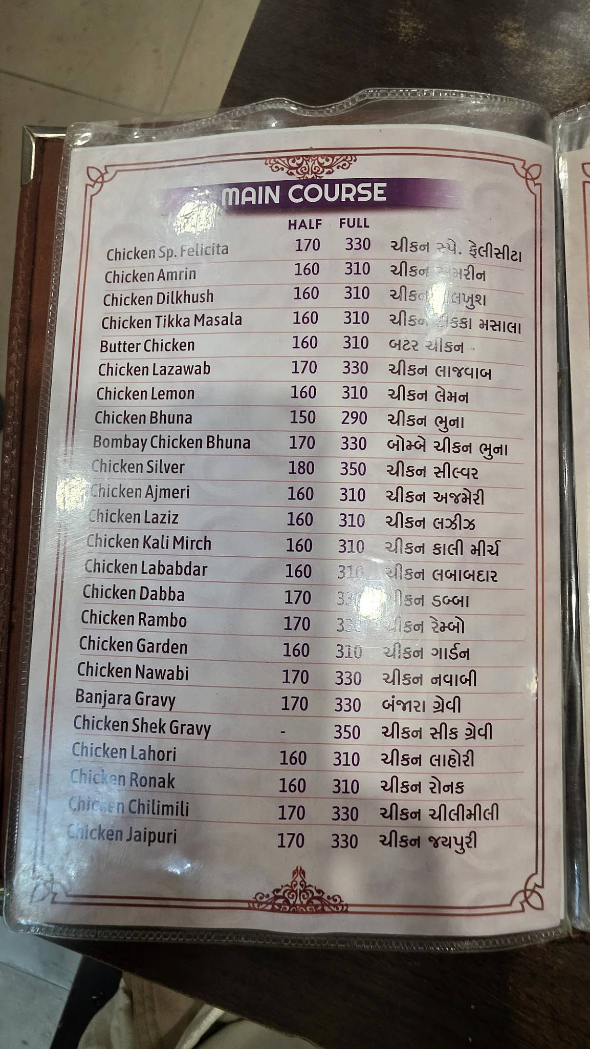 Hotel Felicita - Best Nonveg Hotel In Bharuch , Nonveg Hotel In Bharuch menu