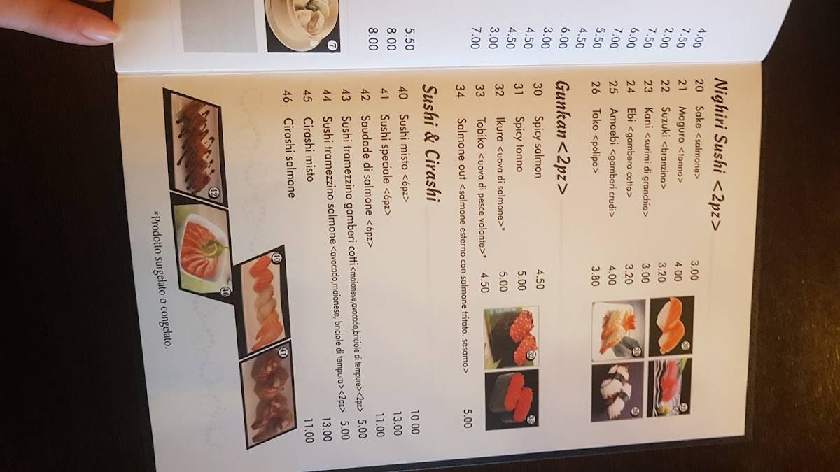 Menu di Ristorante Ibo 
