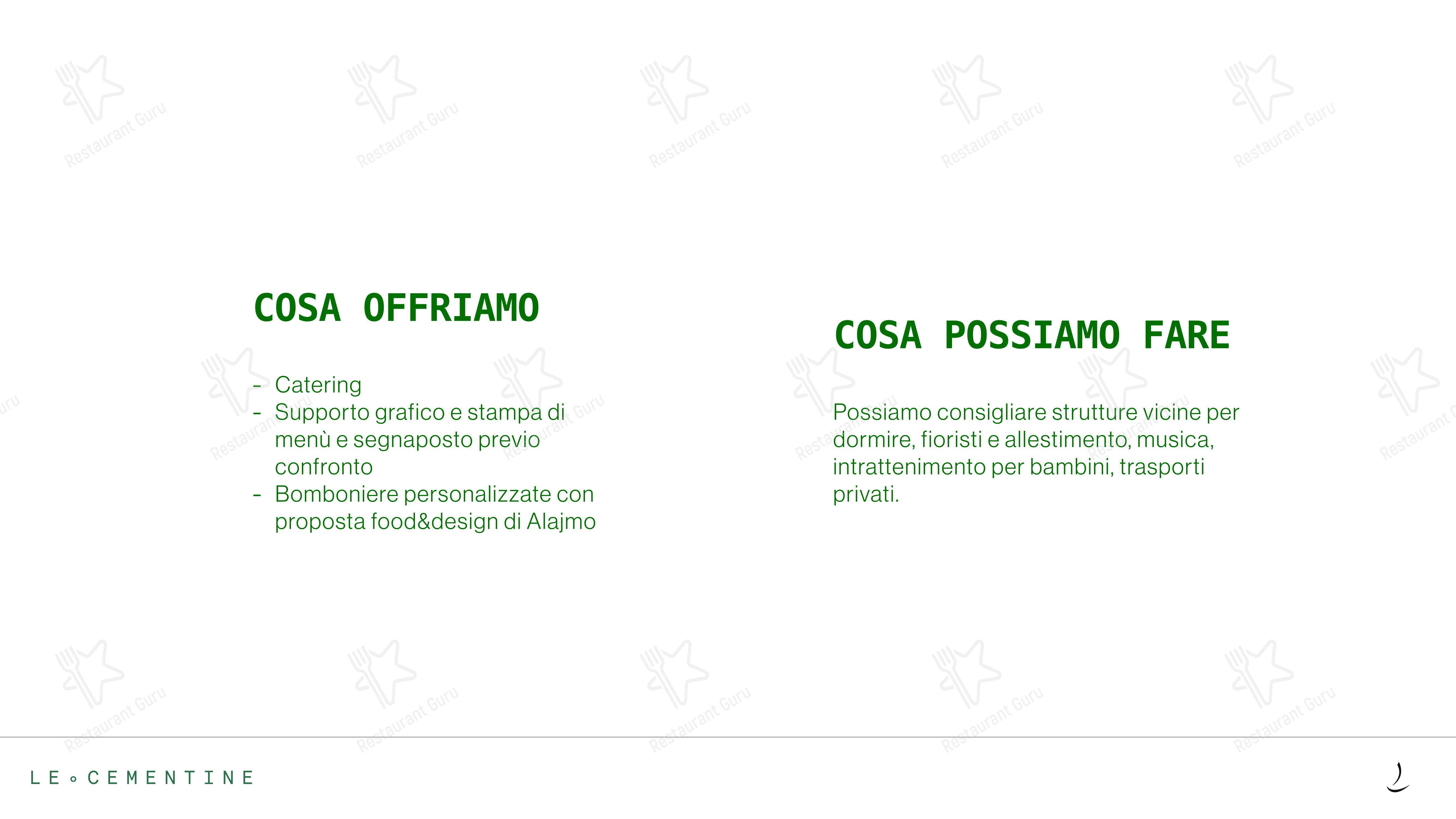 Menu di Il Calandrino - 菜单