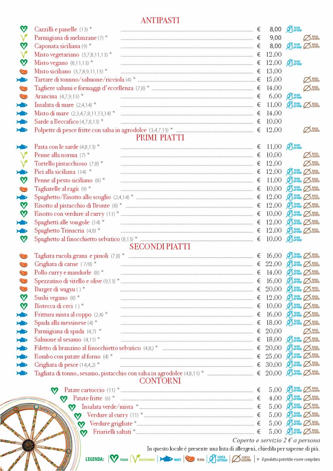 Menu di Il Carretino 