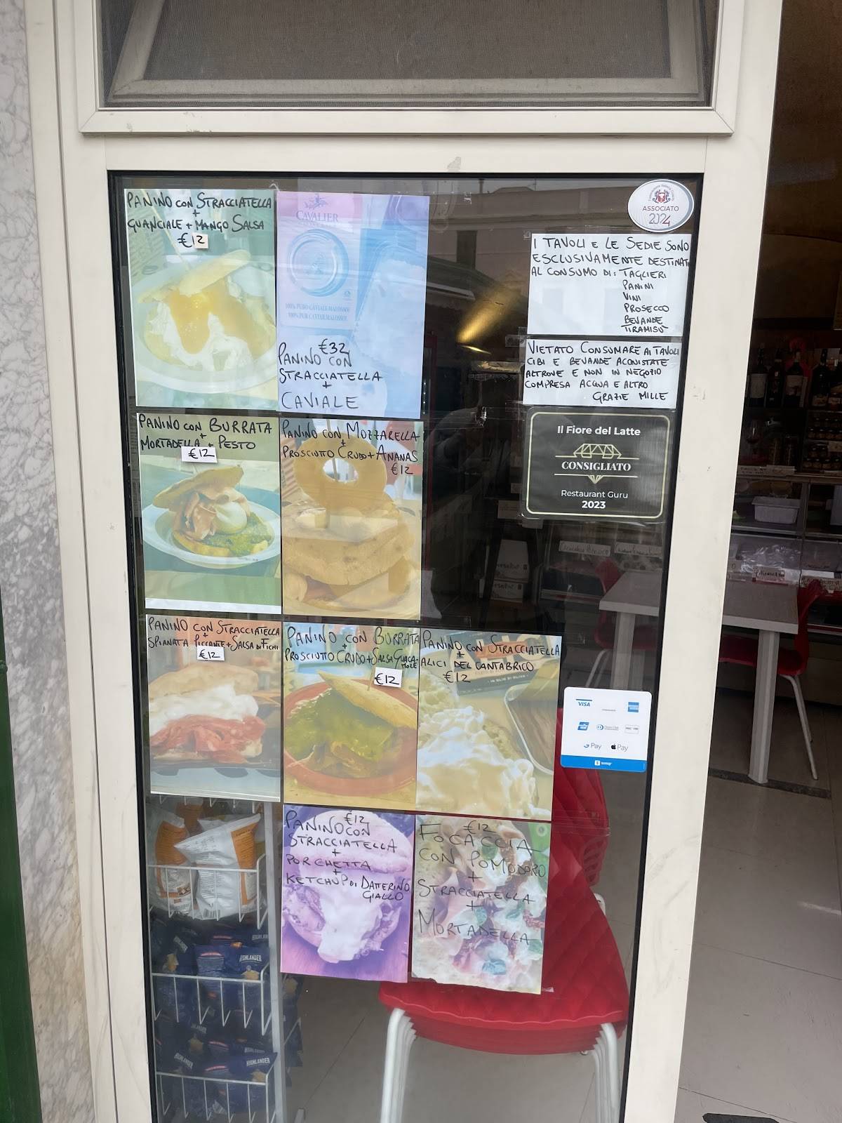 Menu di Il Fiore del Latte 