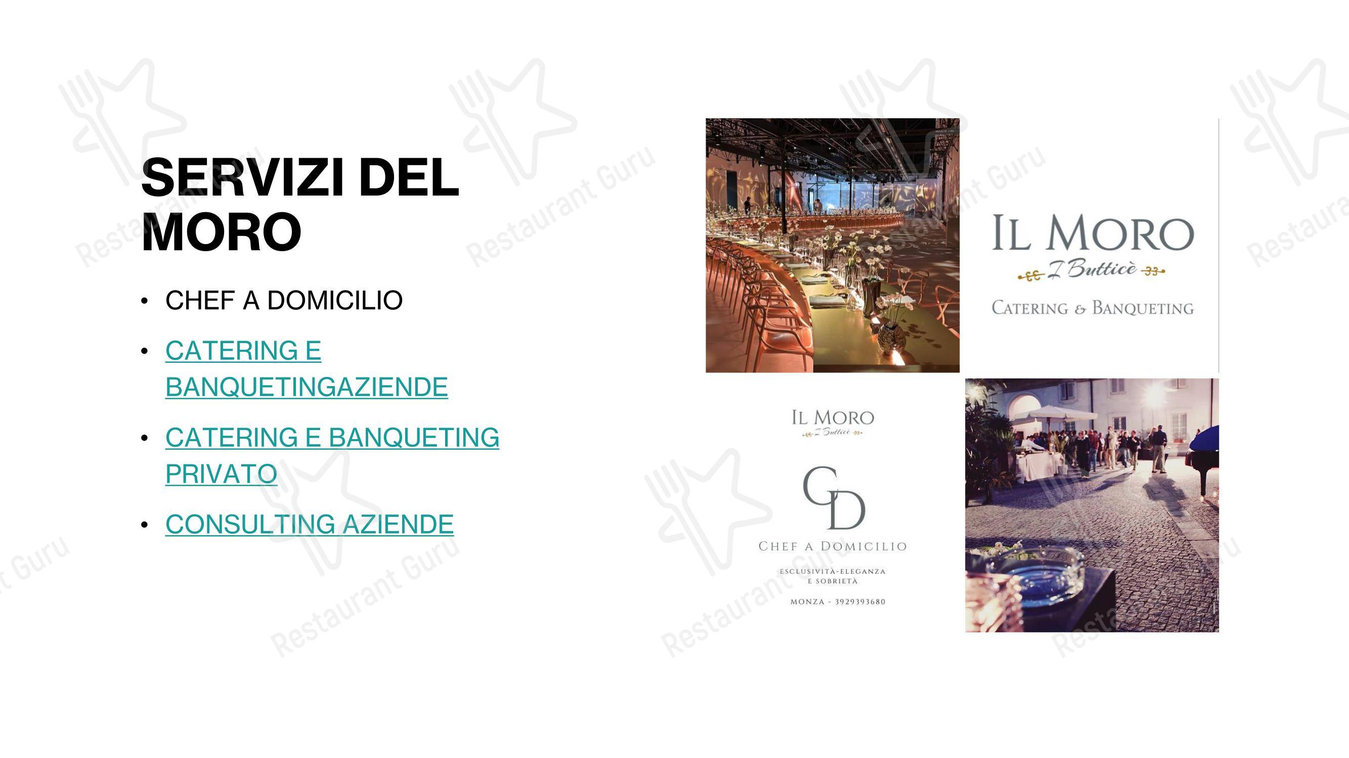 Menu di Il Moro Ristorante Monza - Menu