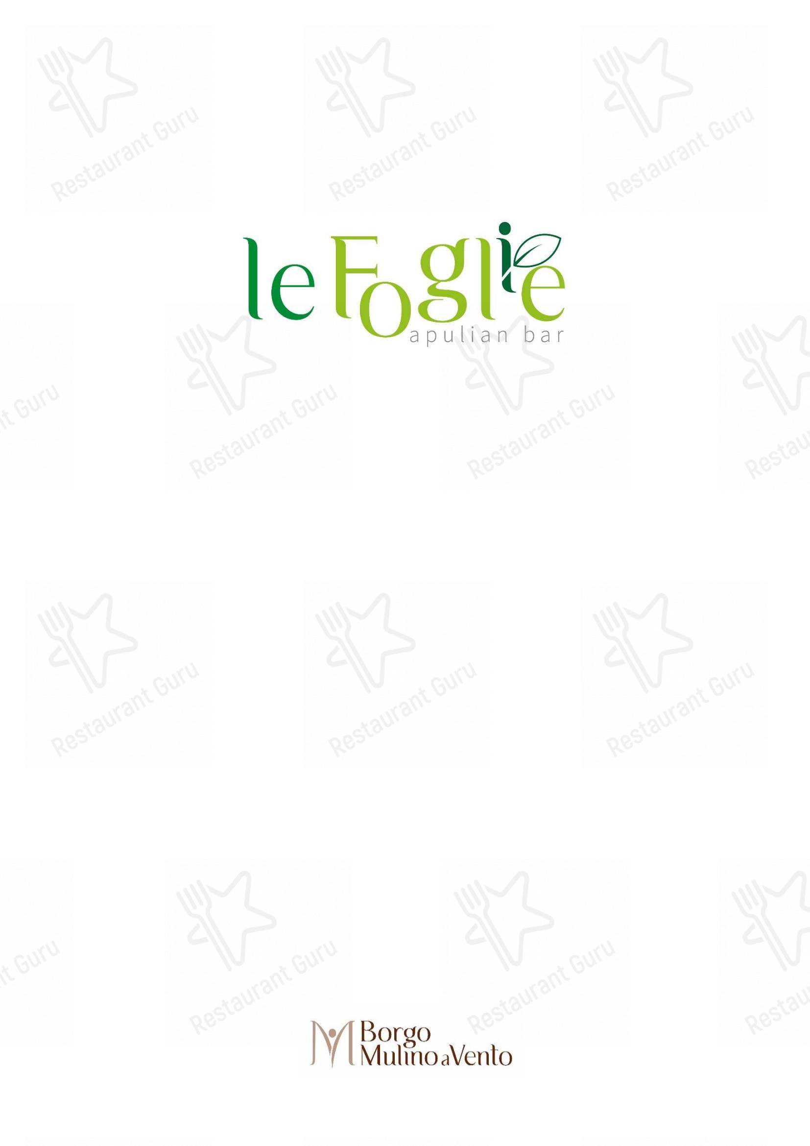 Menu di Il Tomolo - Ristorante - Borgo Mulino a Vento - Menu