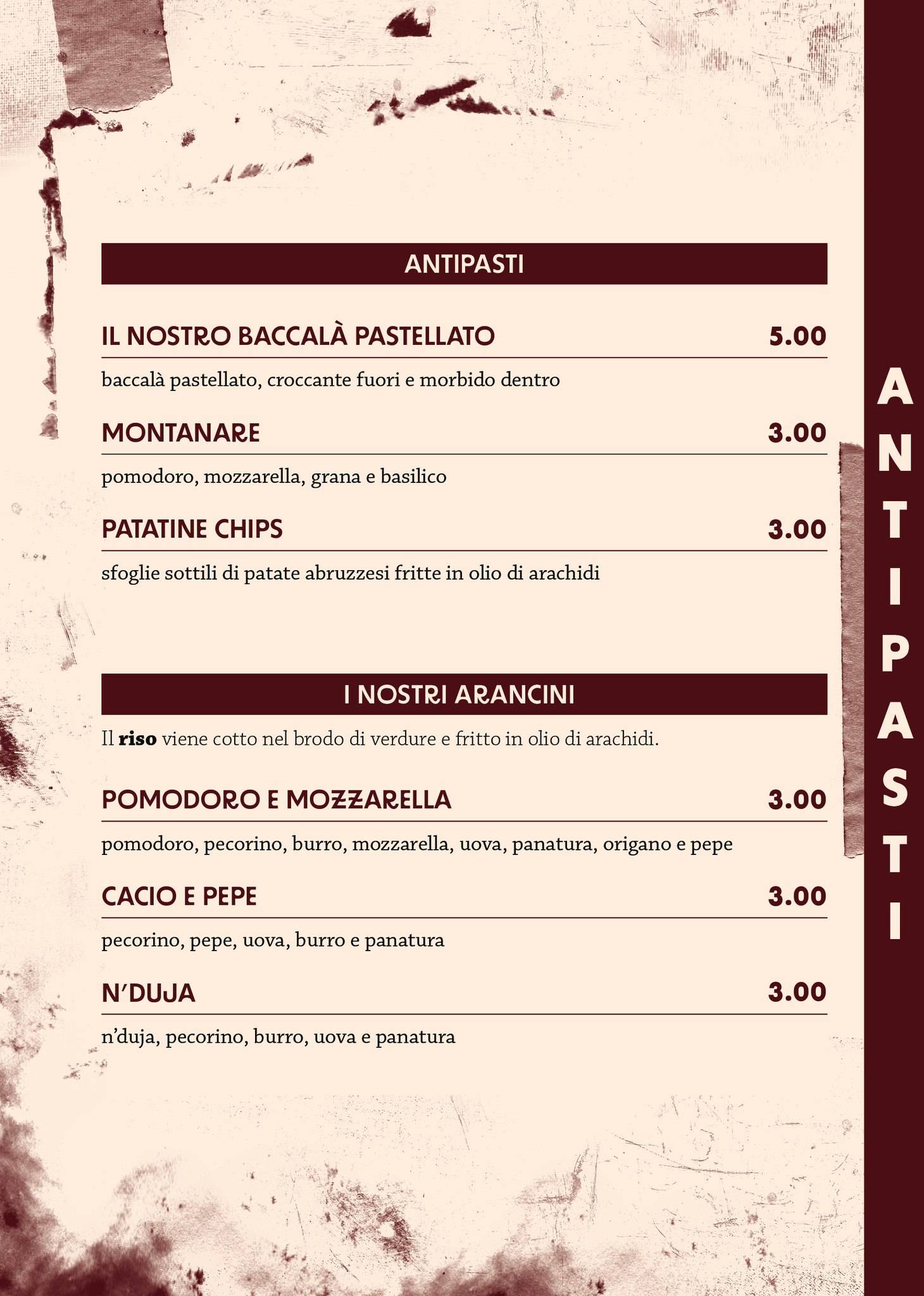 Menu di Il laboratorio della pizza 