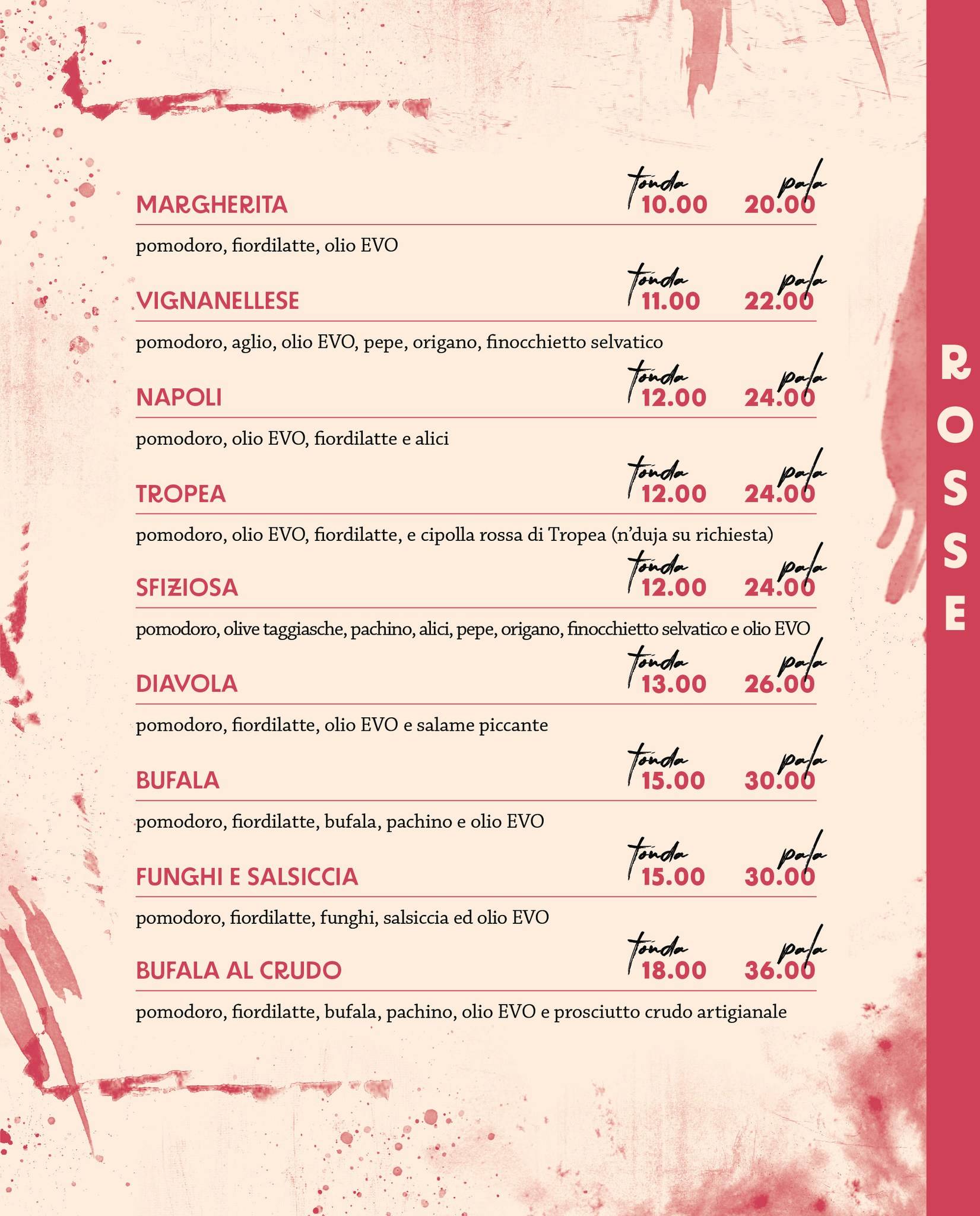Menu di Il laboratorio della pizza 
