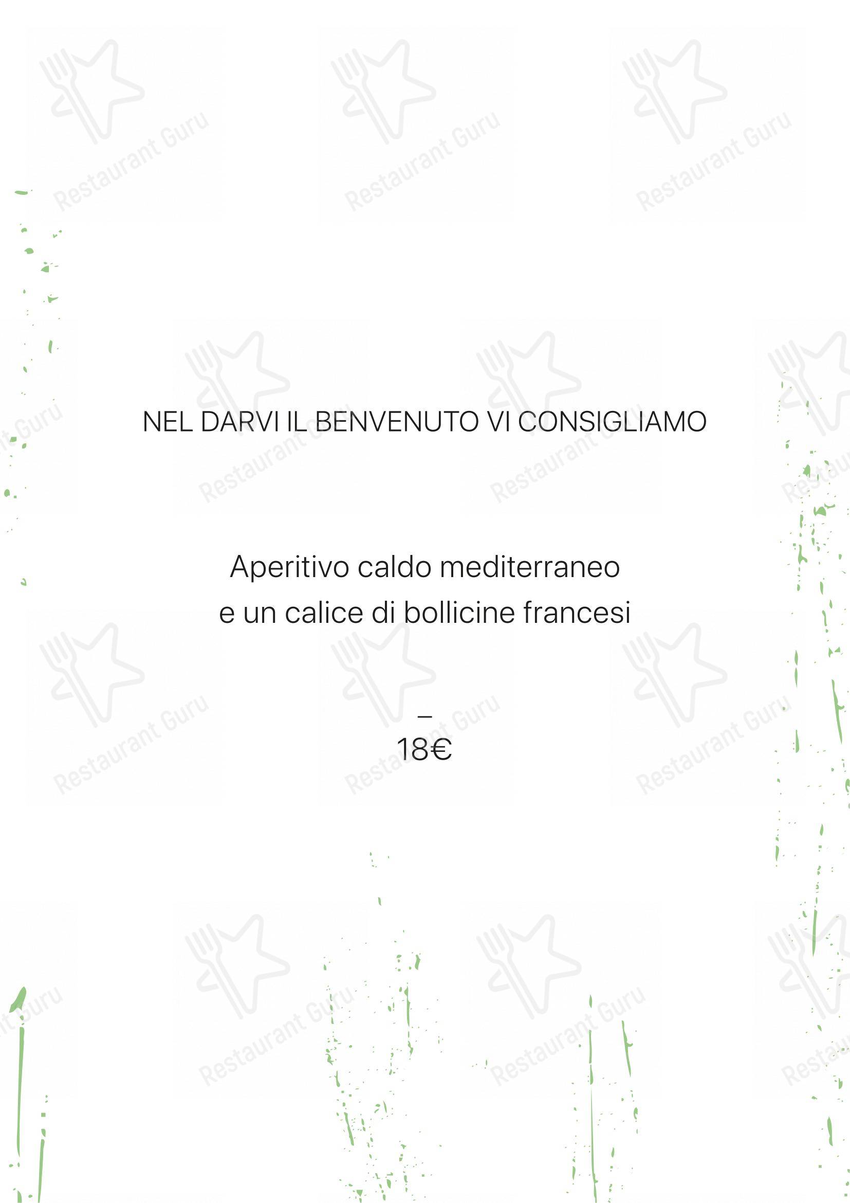 Menu bar per Ilario Vinciguerra Restaurant in Gallarate