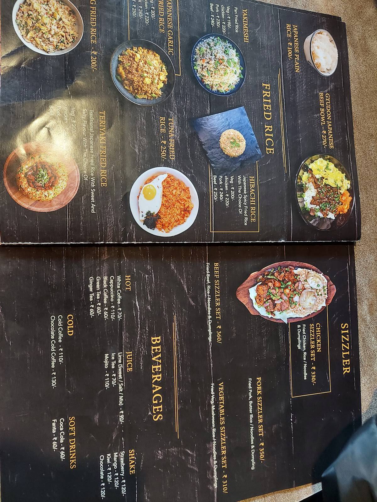 Hot Pot menu