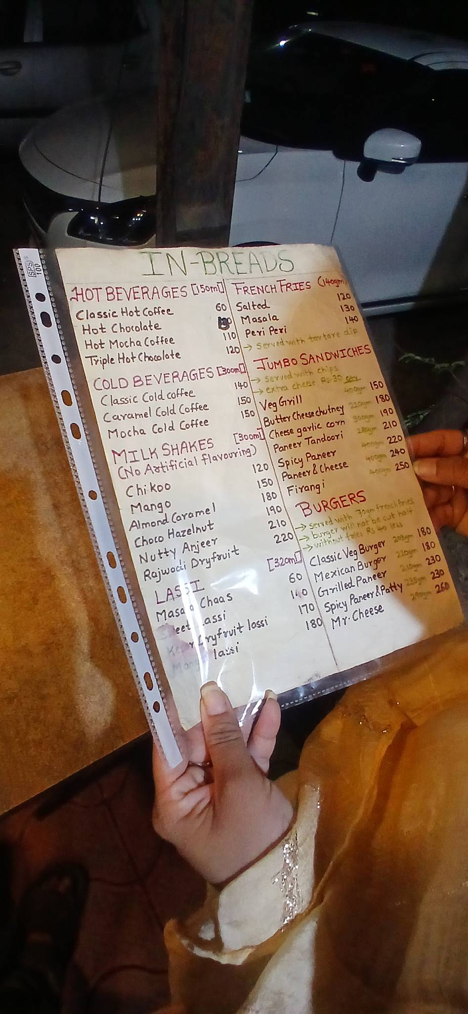 In Breads menu