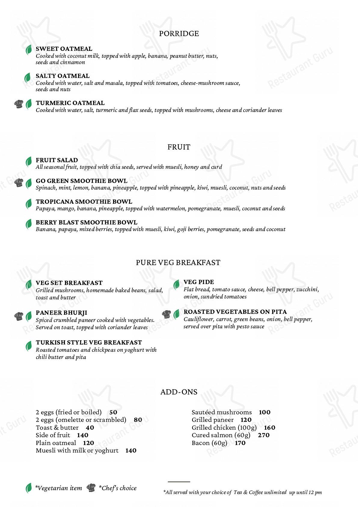 Check out the menu for InDa Café