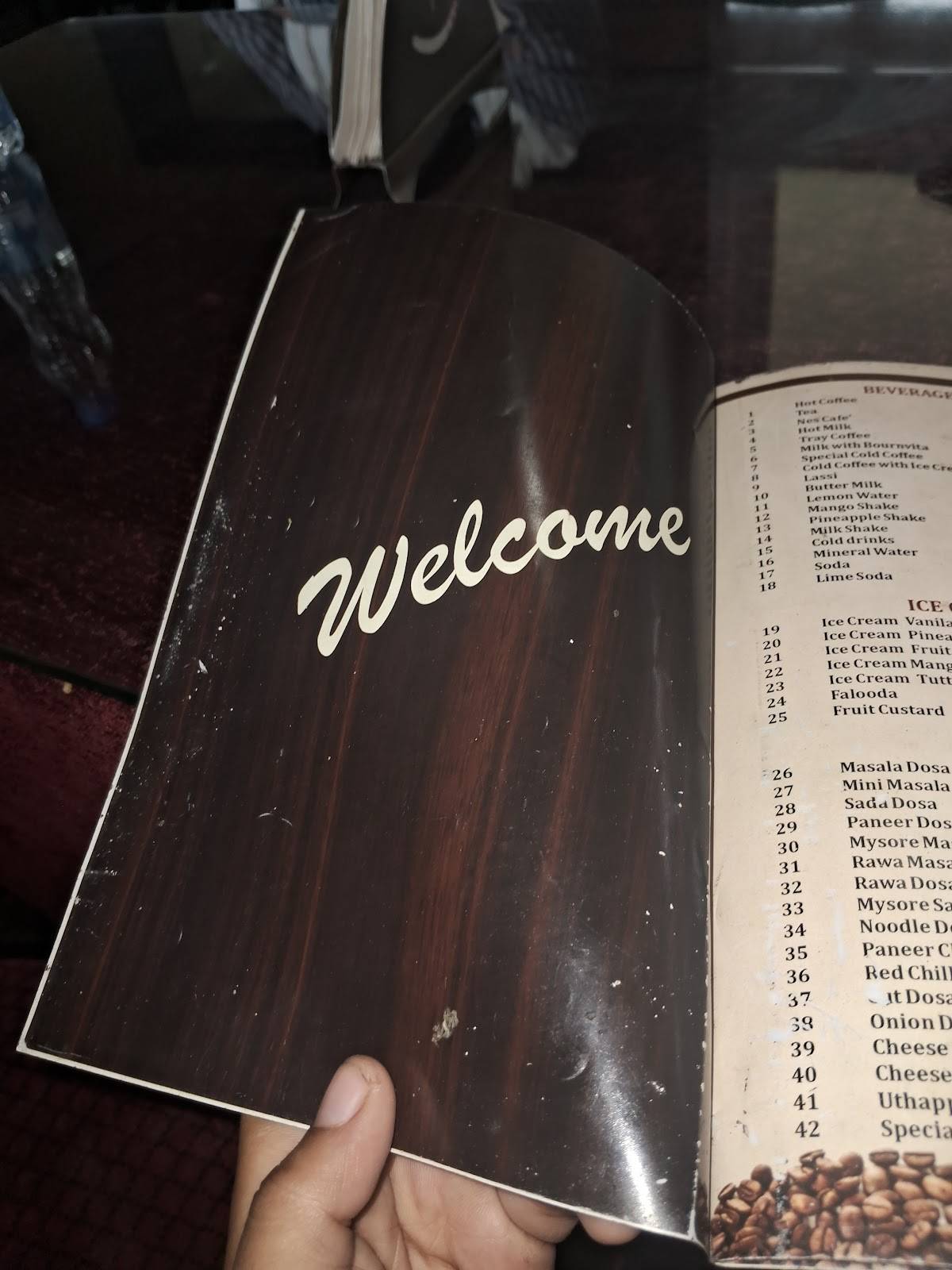Indian Coffee House menu