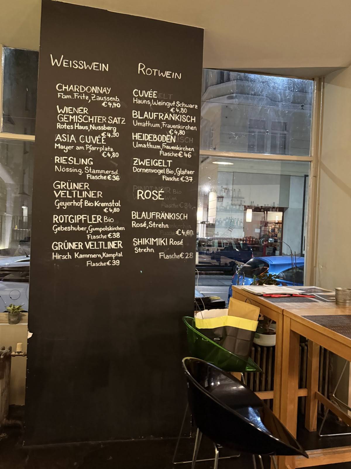 Menu de Indus
