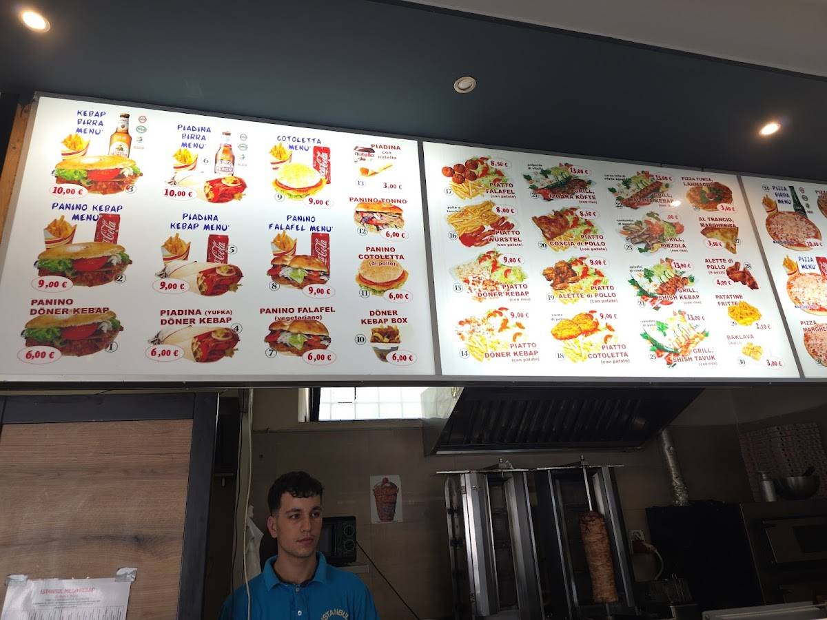 Menu di Istanbul Meda Kebap grilled 