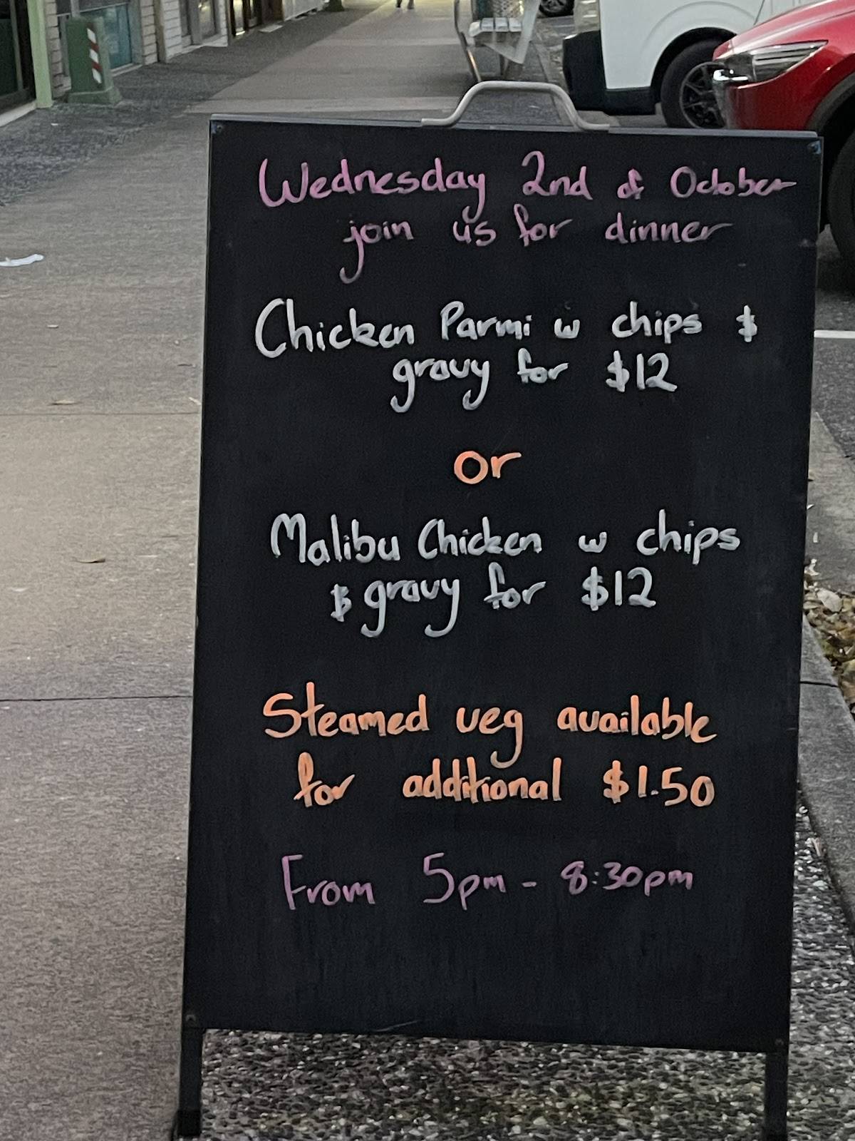 Menu at J&J Java Cafe, Woorim