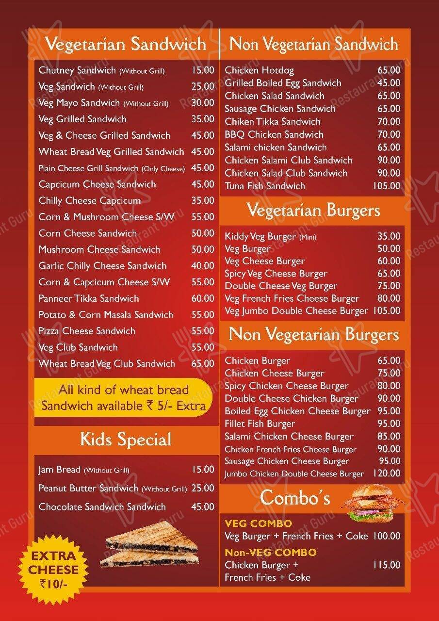 JCS FOOD POINT menu