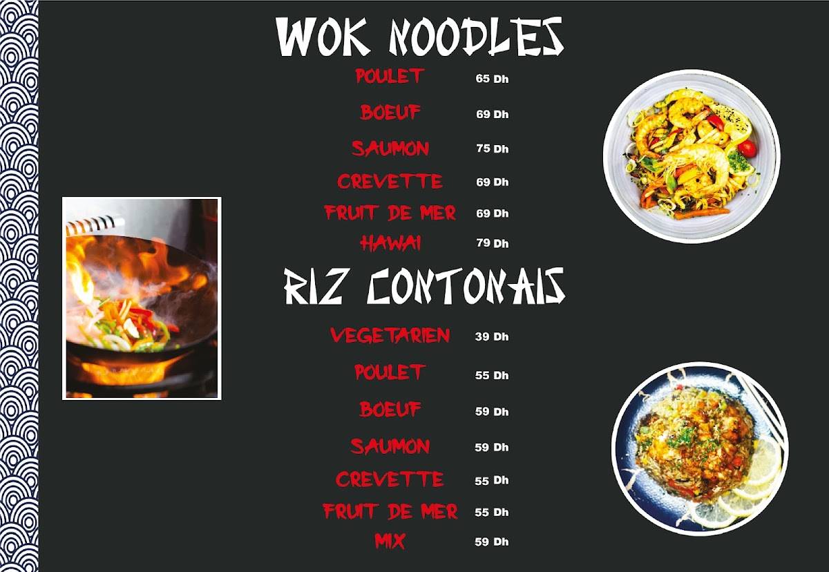 Menu de Japonezà Sushis-Thaï & Woks