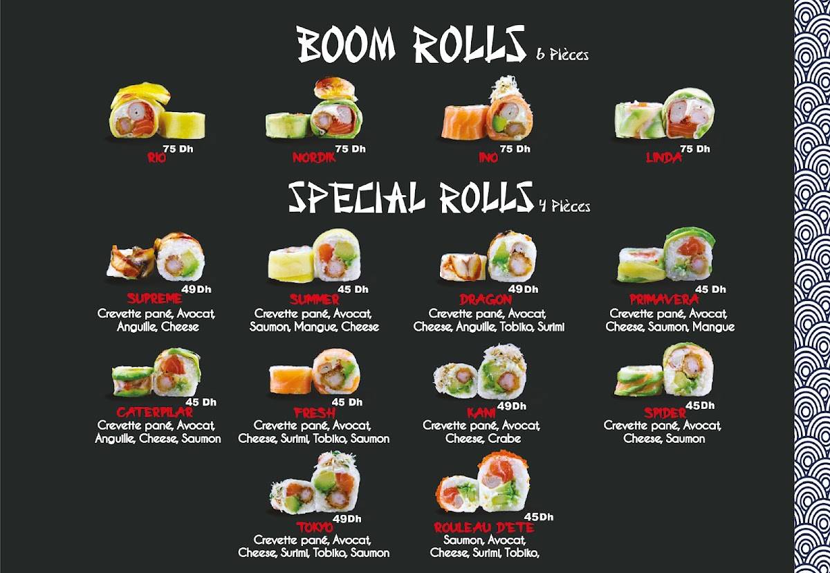 Menu de Japonezà Sushis-Thaï & Woks