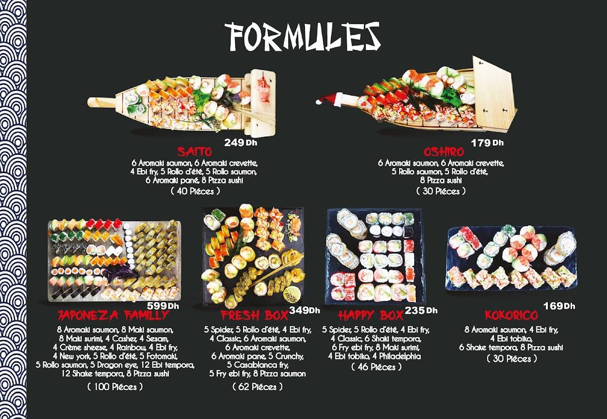 Menu de Japonezà Sushis-Thaï & Woks