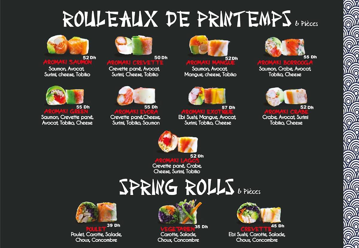 Menu de Japonezà Sushis-Thaï & Woks