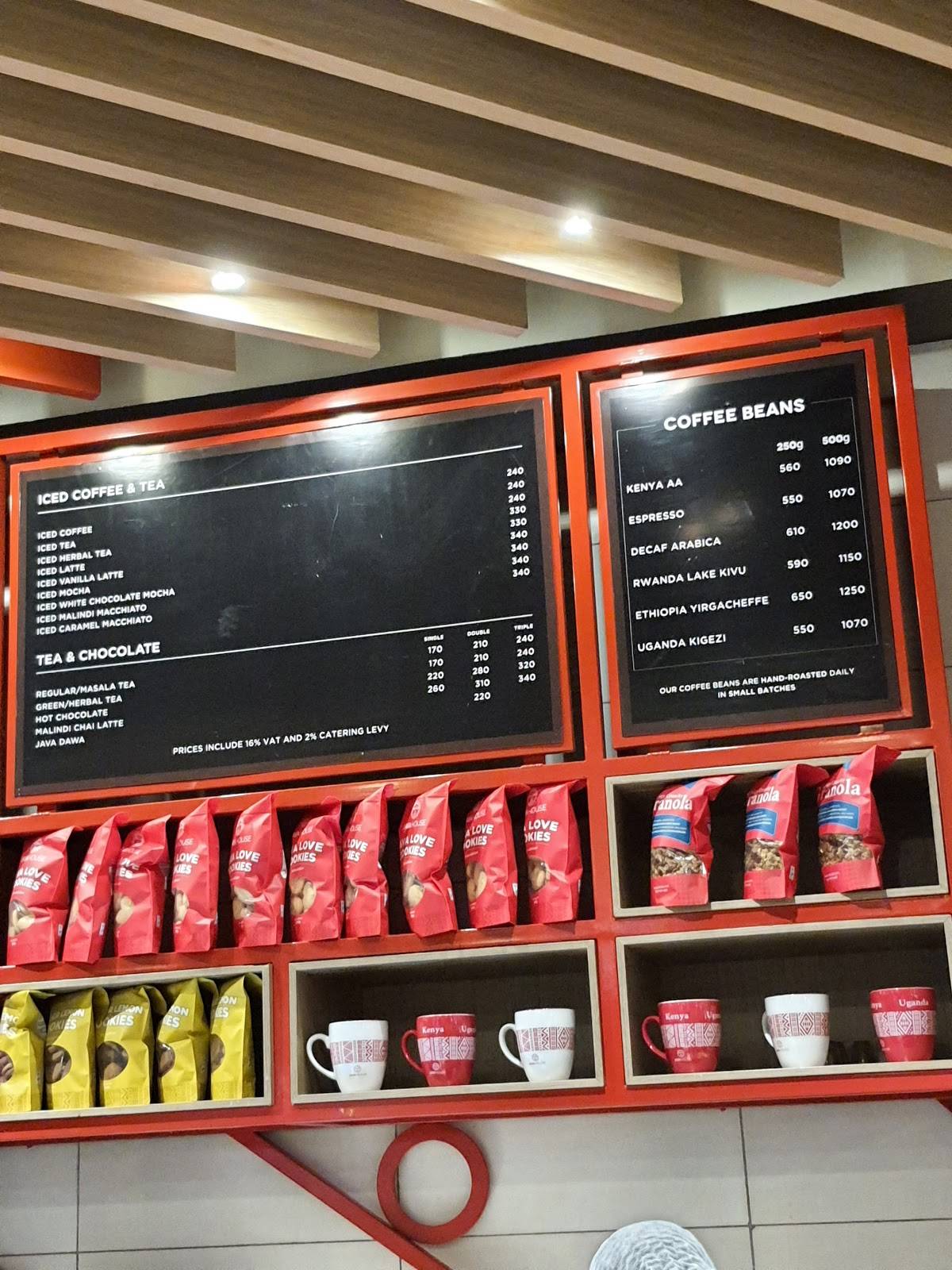 Menu at Java House - Sarit Centre restaurant, Nairobi, Sarit Center ...