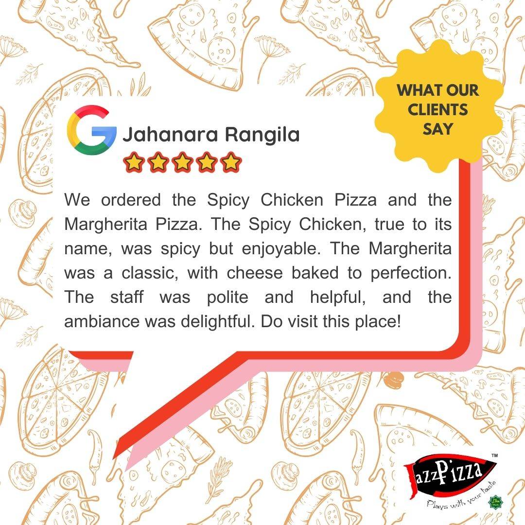 Jazz Pizza menu