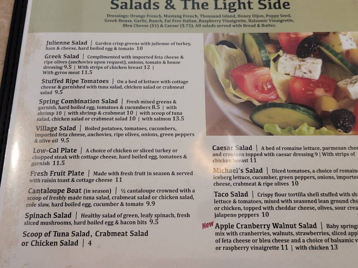 Menu at Jedi's Garden Family Restaurant, Griffith