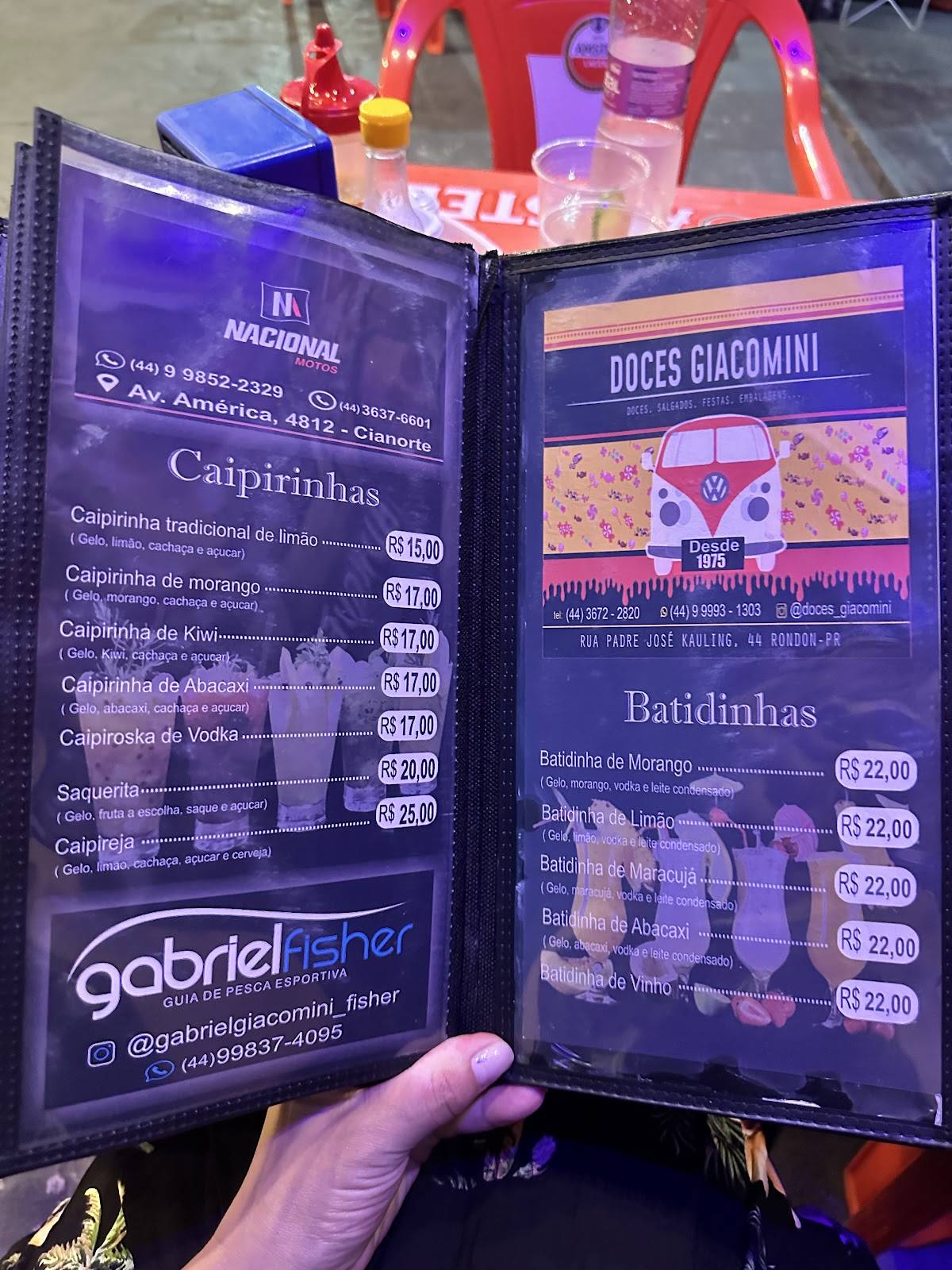 Jeferson espetinhos cardápio