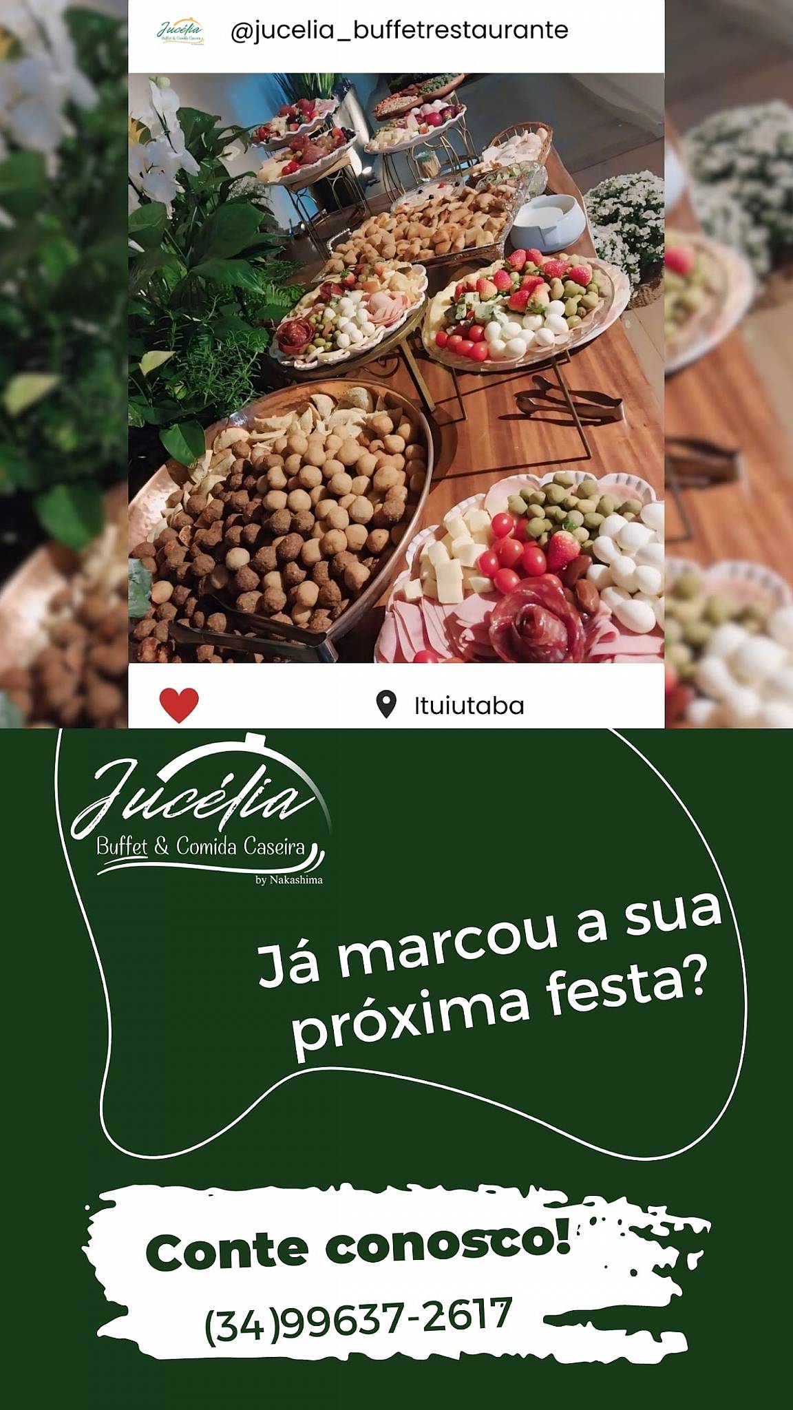 Jucélia Buffet e Comida Caseira cardápio