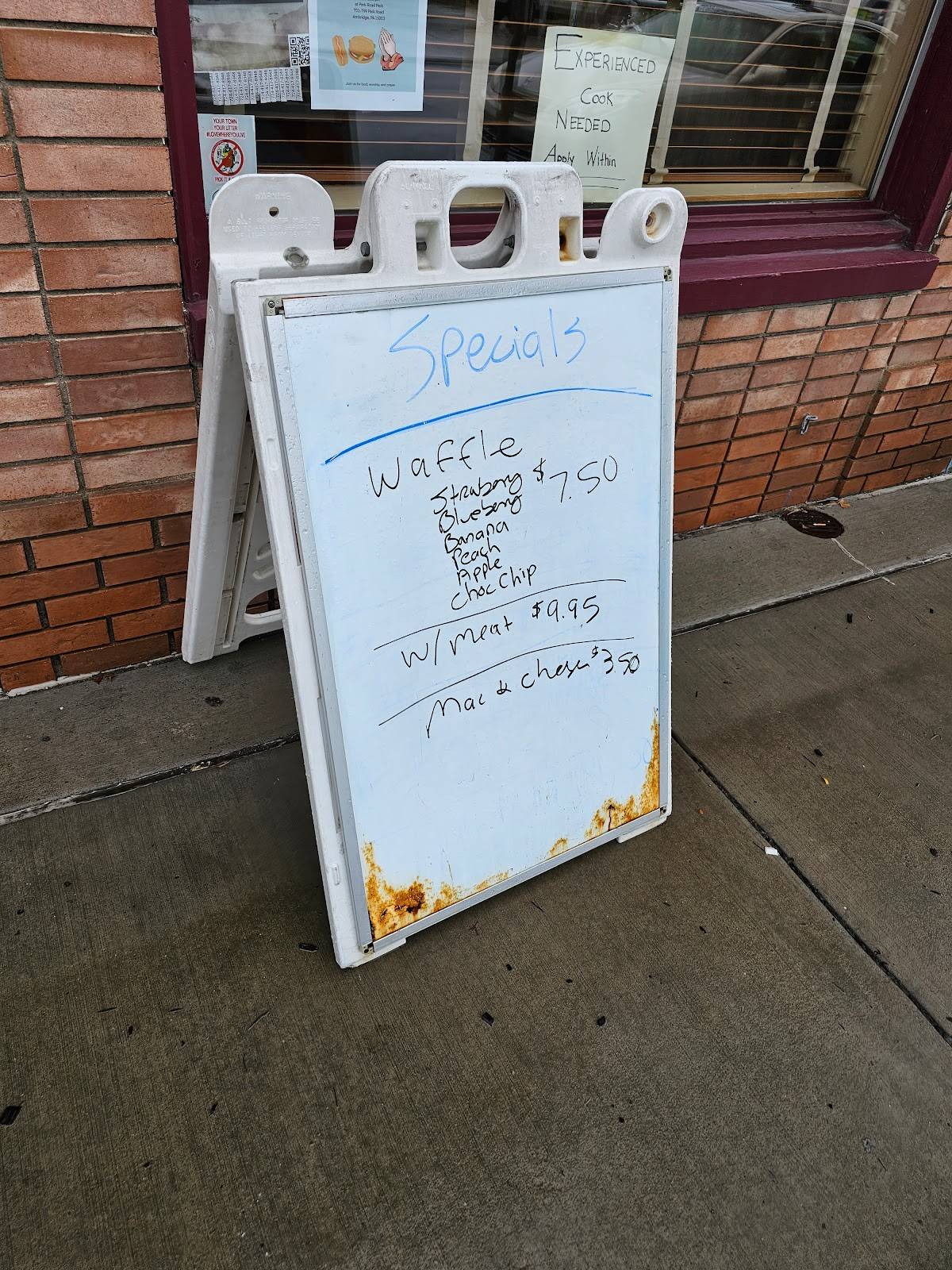 Menu at K & N Restaurant, Ambridge