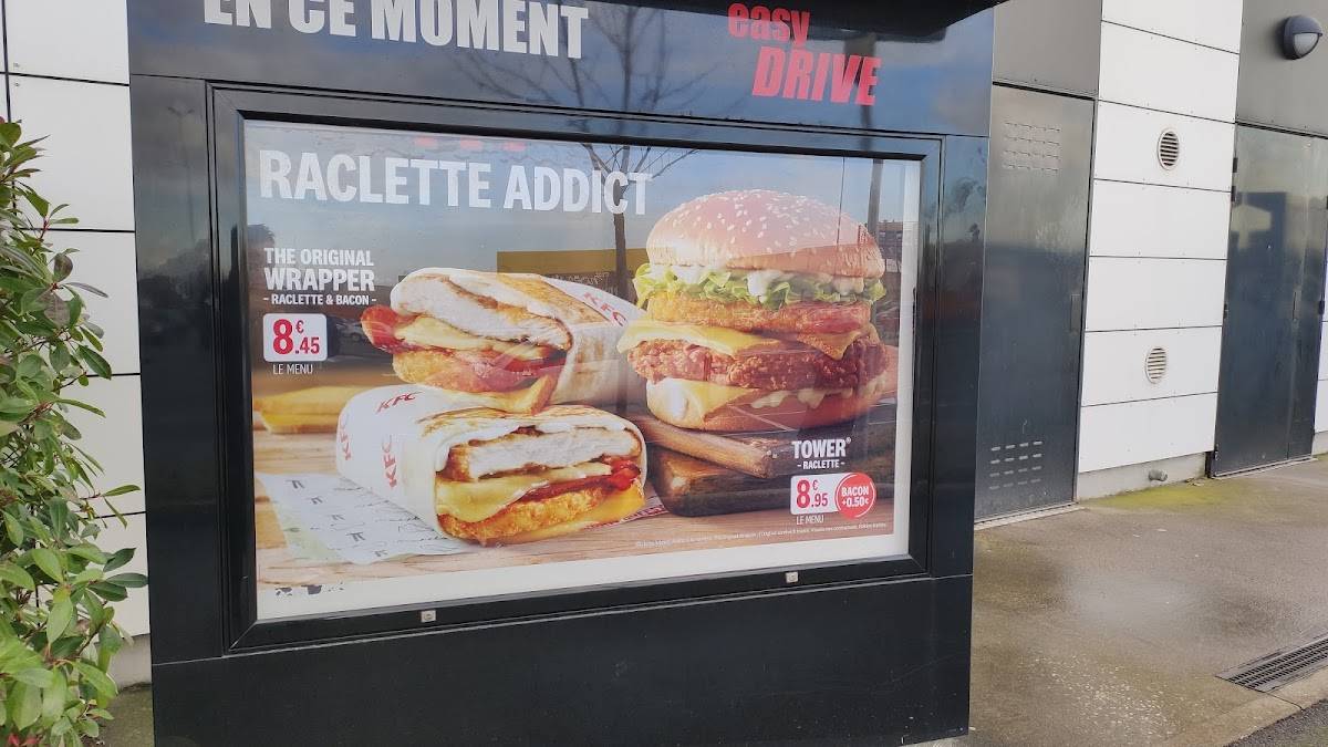 Menu de KFC Cholet