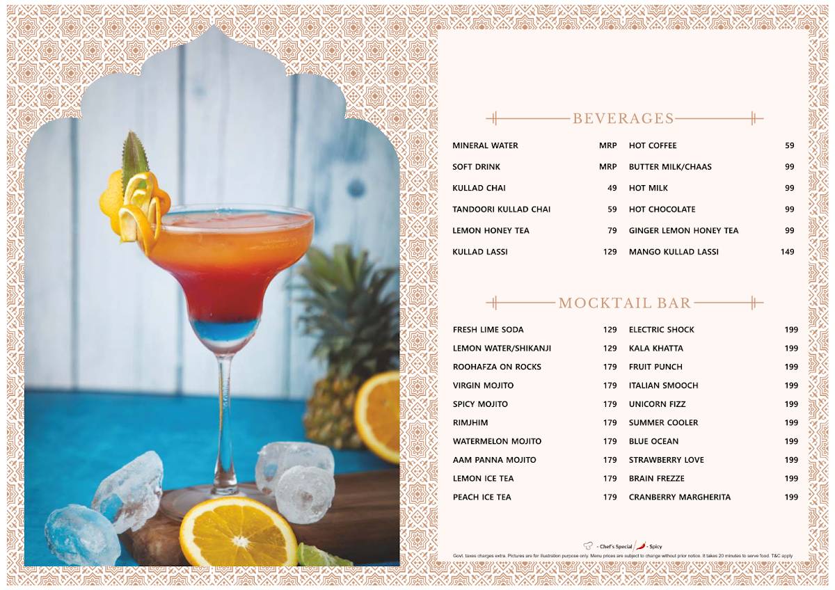 Kake Di Hatti Rishikesh menu