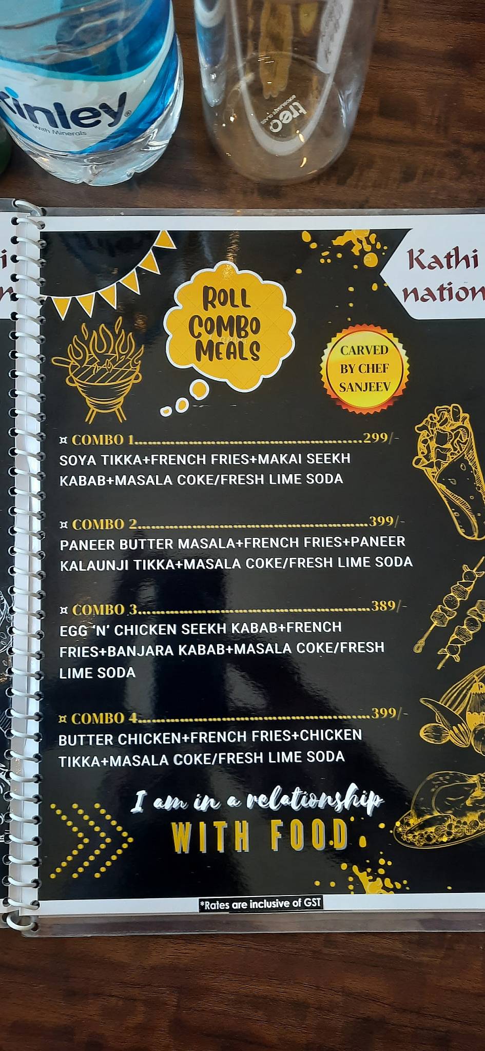 Kathi Nation menu