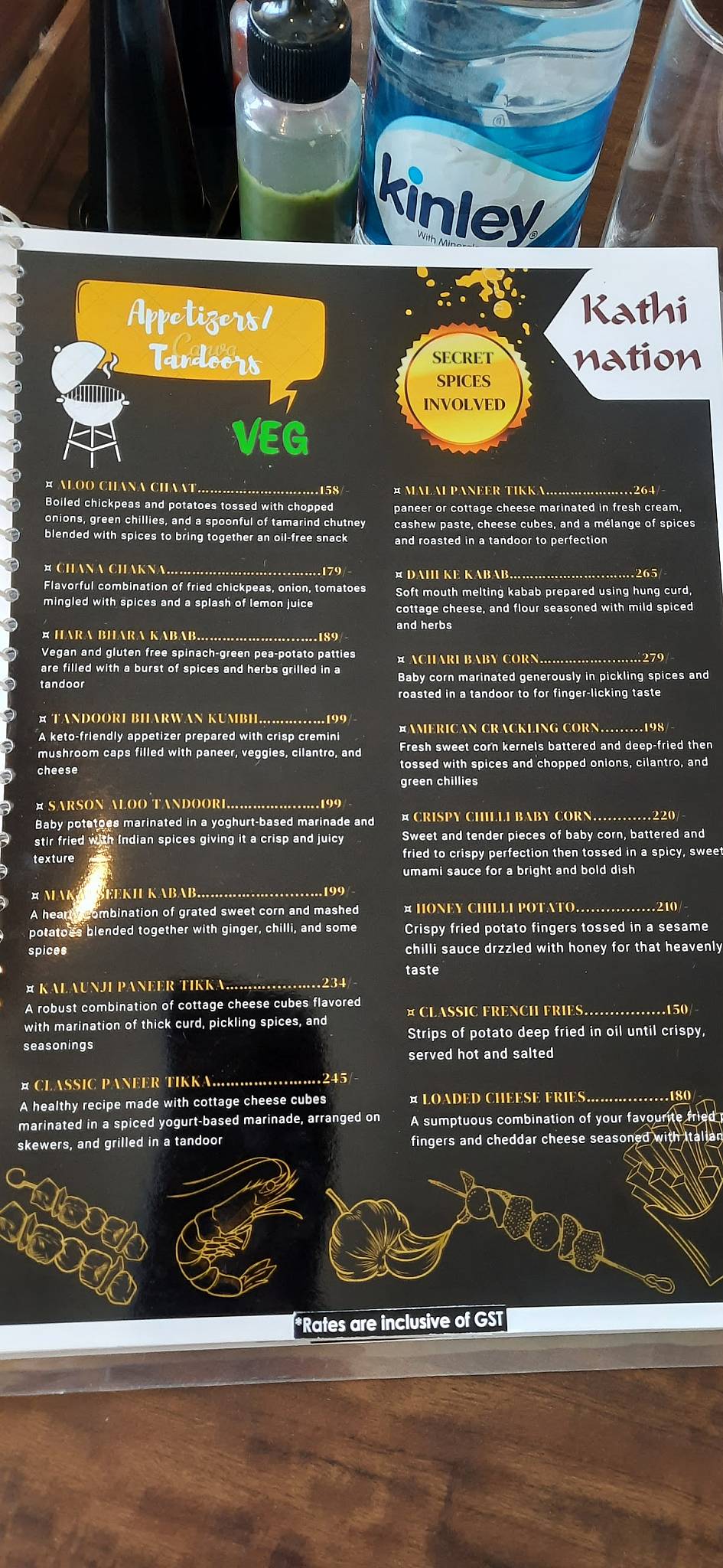 Kathi Nation menu
