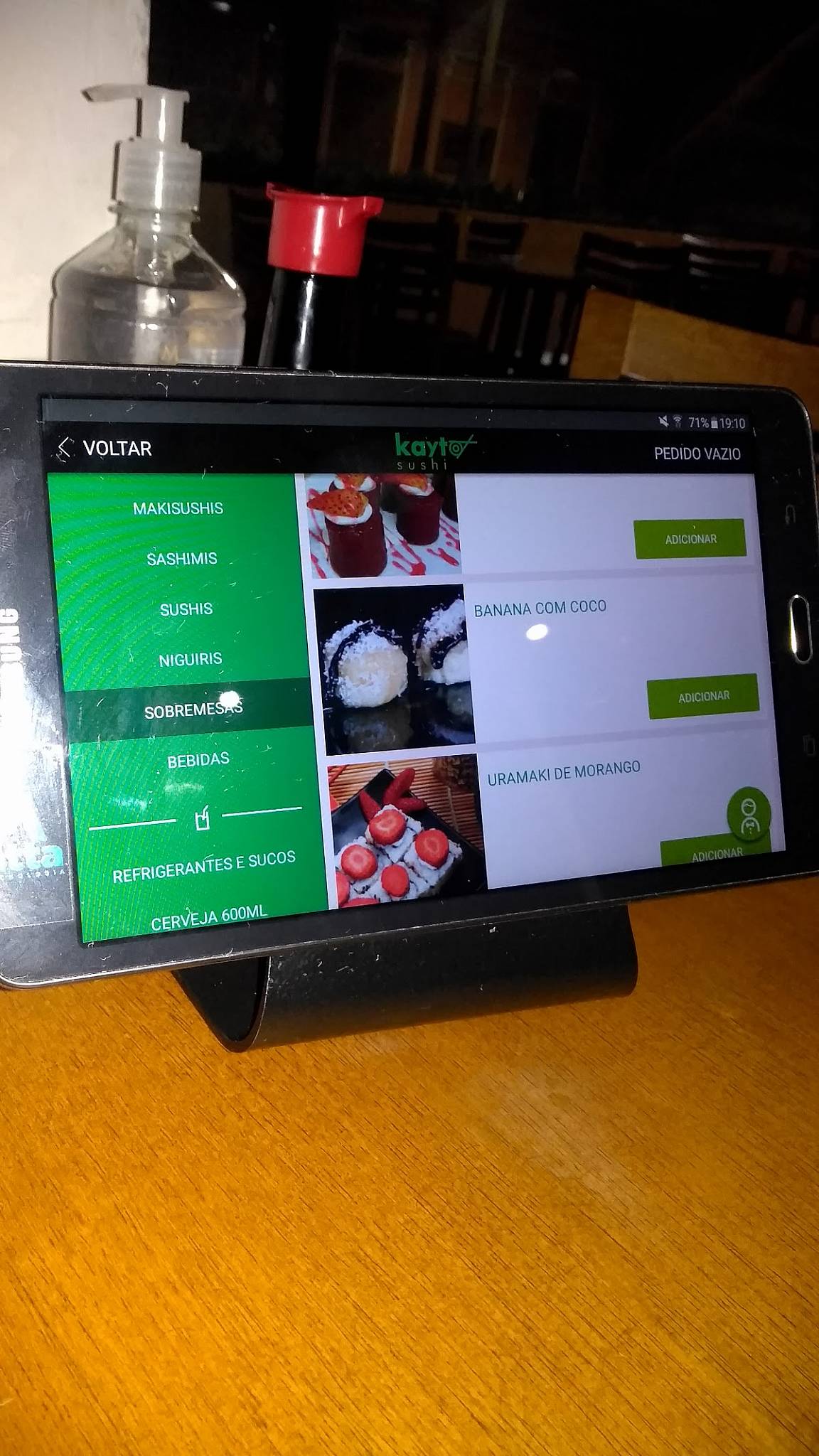 Kayto Sushi cardápio