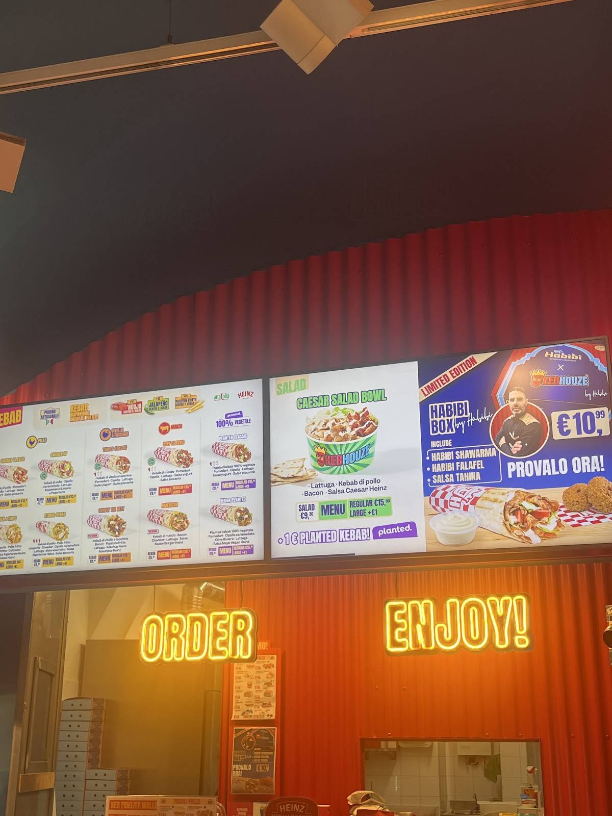 Menu de Kebhouze - Via Po