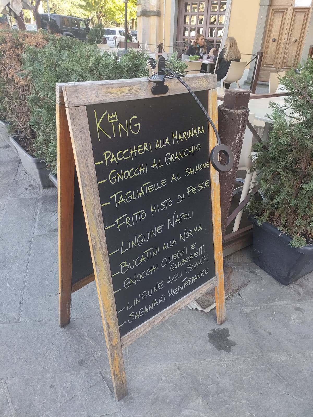 Menu di King 