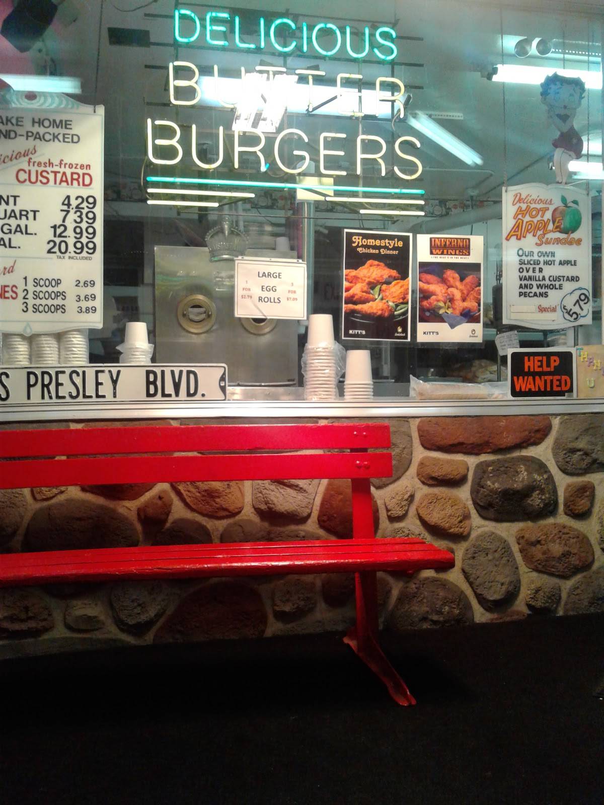 Menu at Kitt's Frozen Custard desserts, Milwaukee