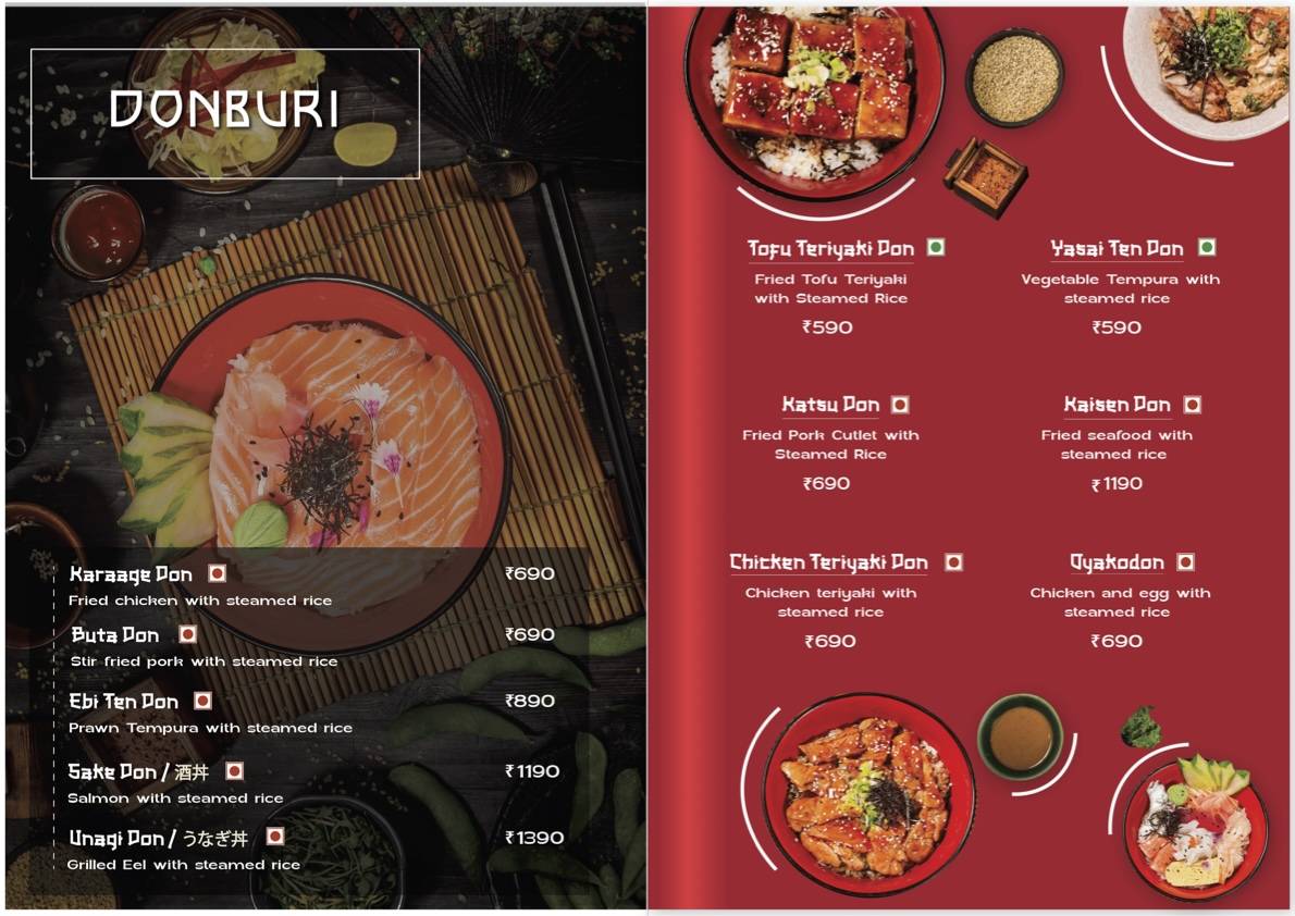 Kogai- Fine Japanese Dining menu