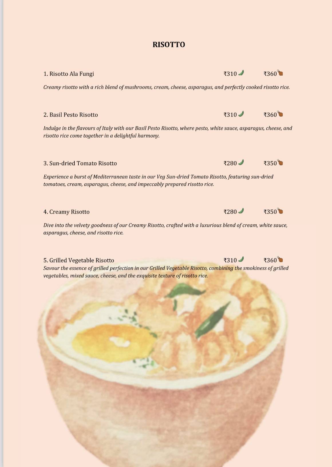 Elgin Roastery menu