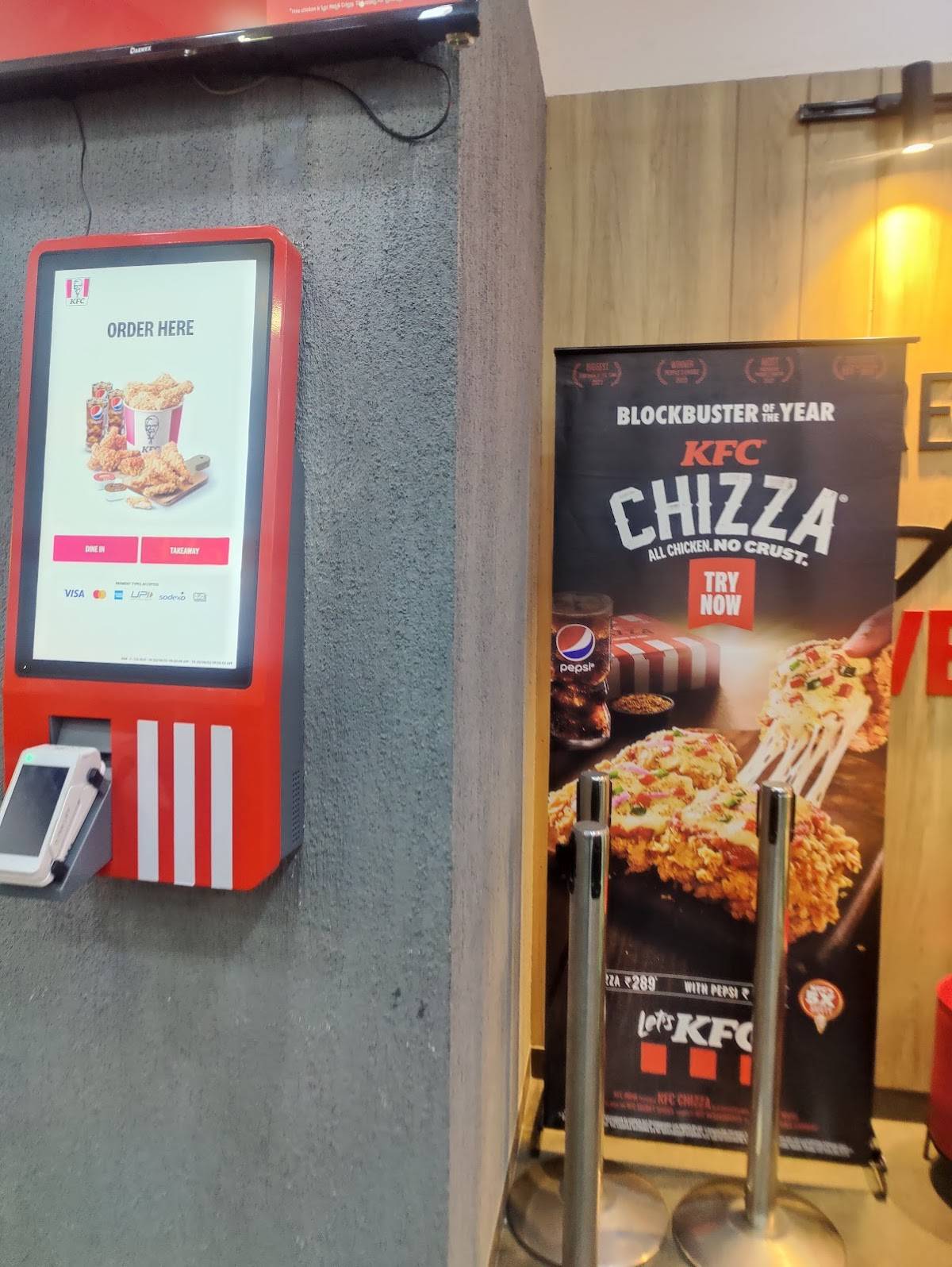 KFC menu