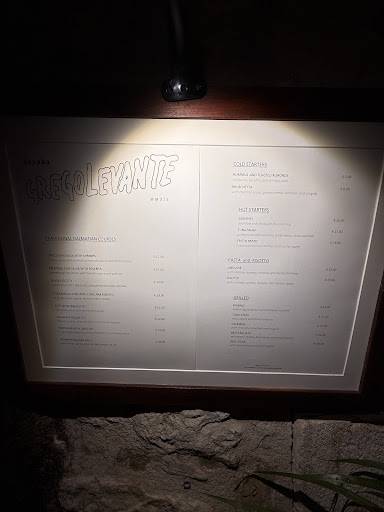 Menu di Konoba GregoLevante 