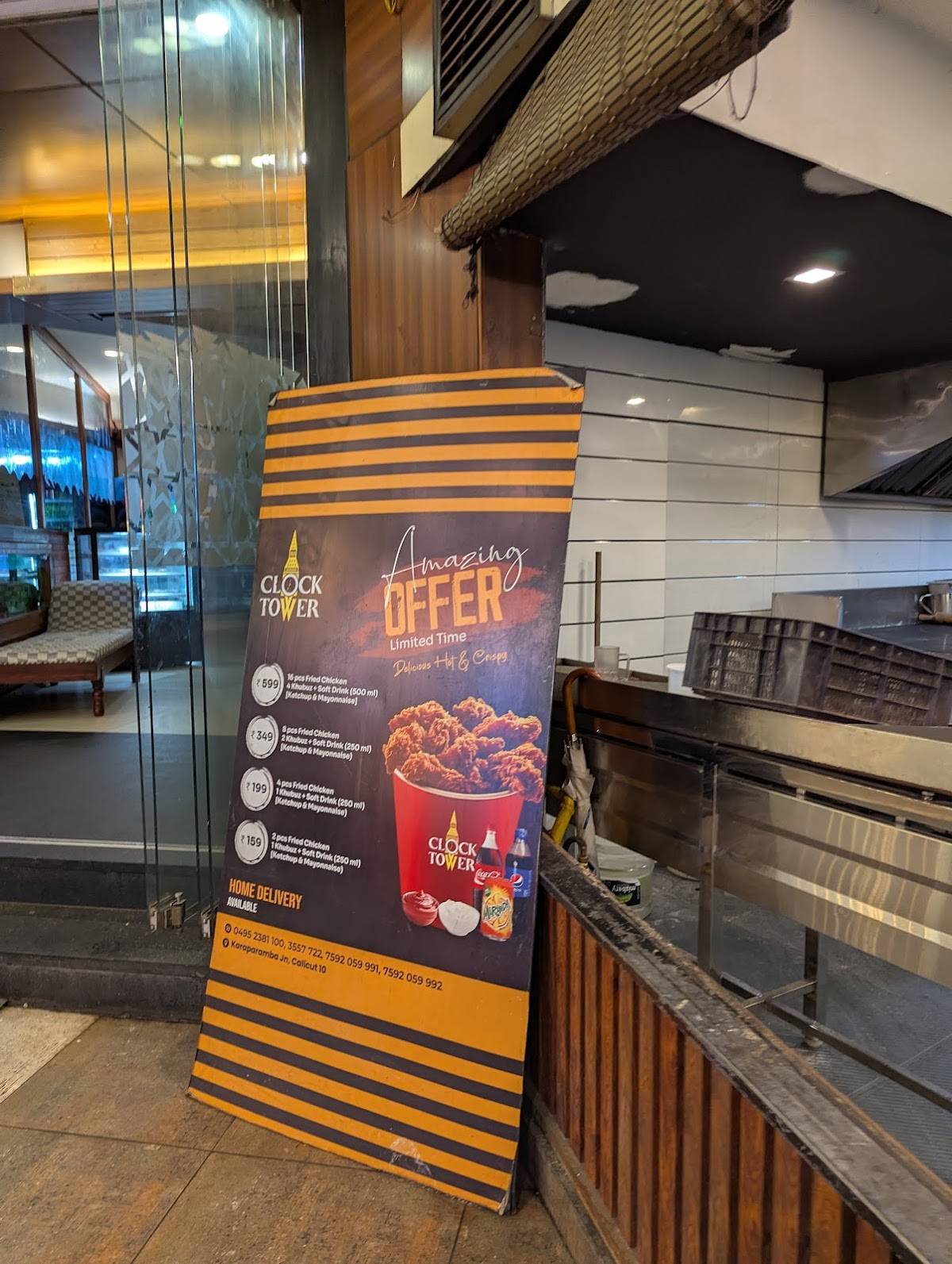 Clock Tower Restaurant menu