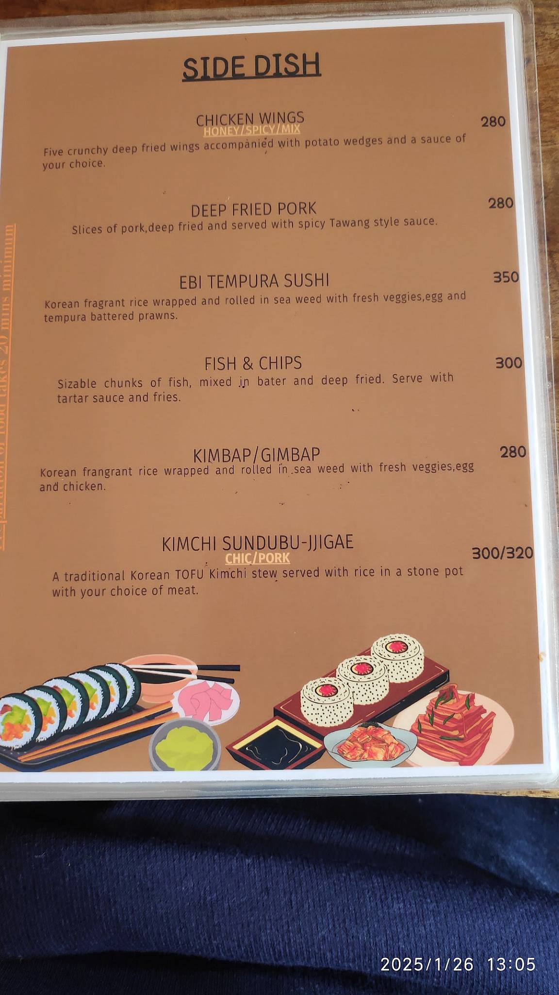 Kynjai Cloud Kitchen menu