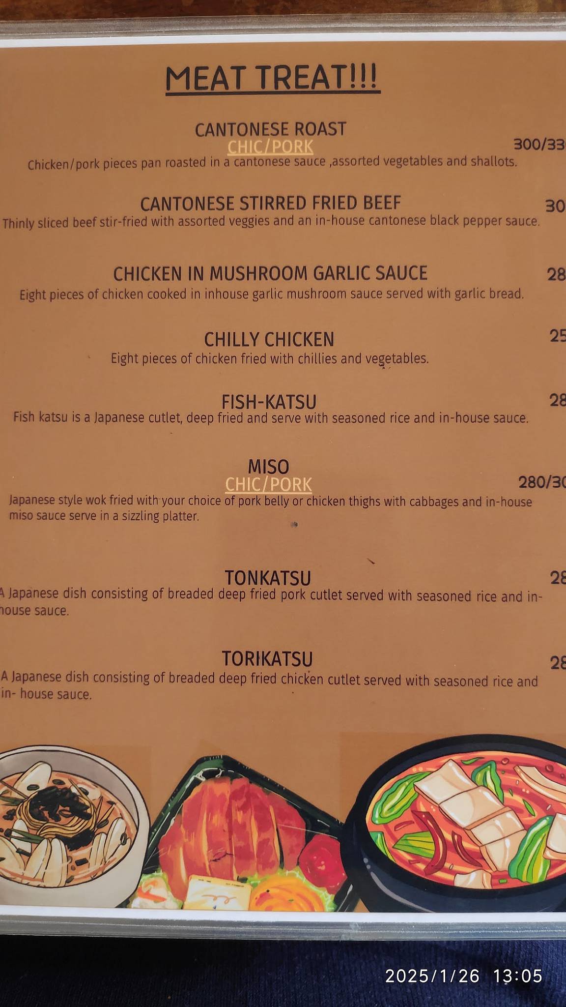 Kynjai Cloud Kitchen menu