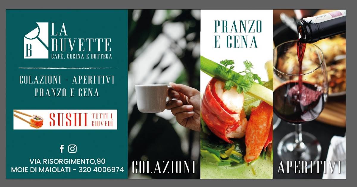 Menu di La Buvette- Cafe' Cucina e Bottega 