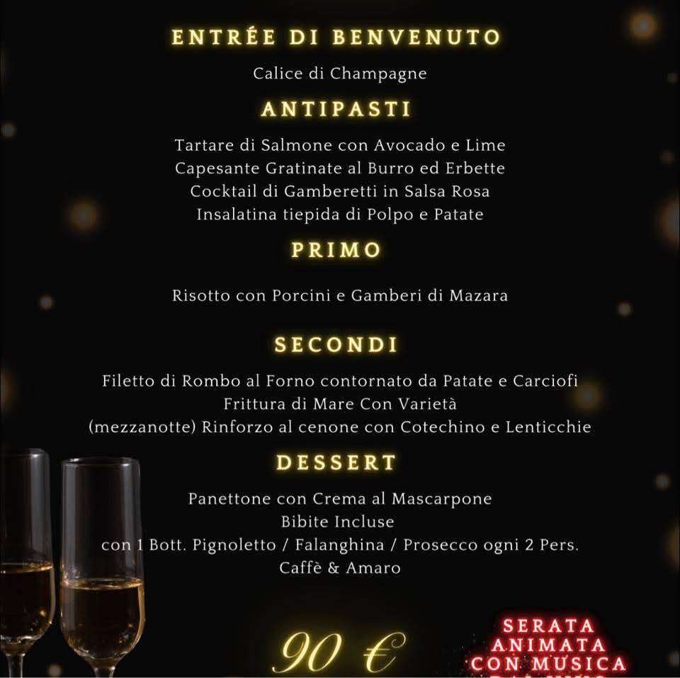 Menu di La Costiera Ristorante Pesce & Pizzeria 