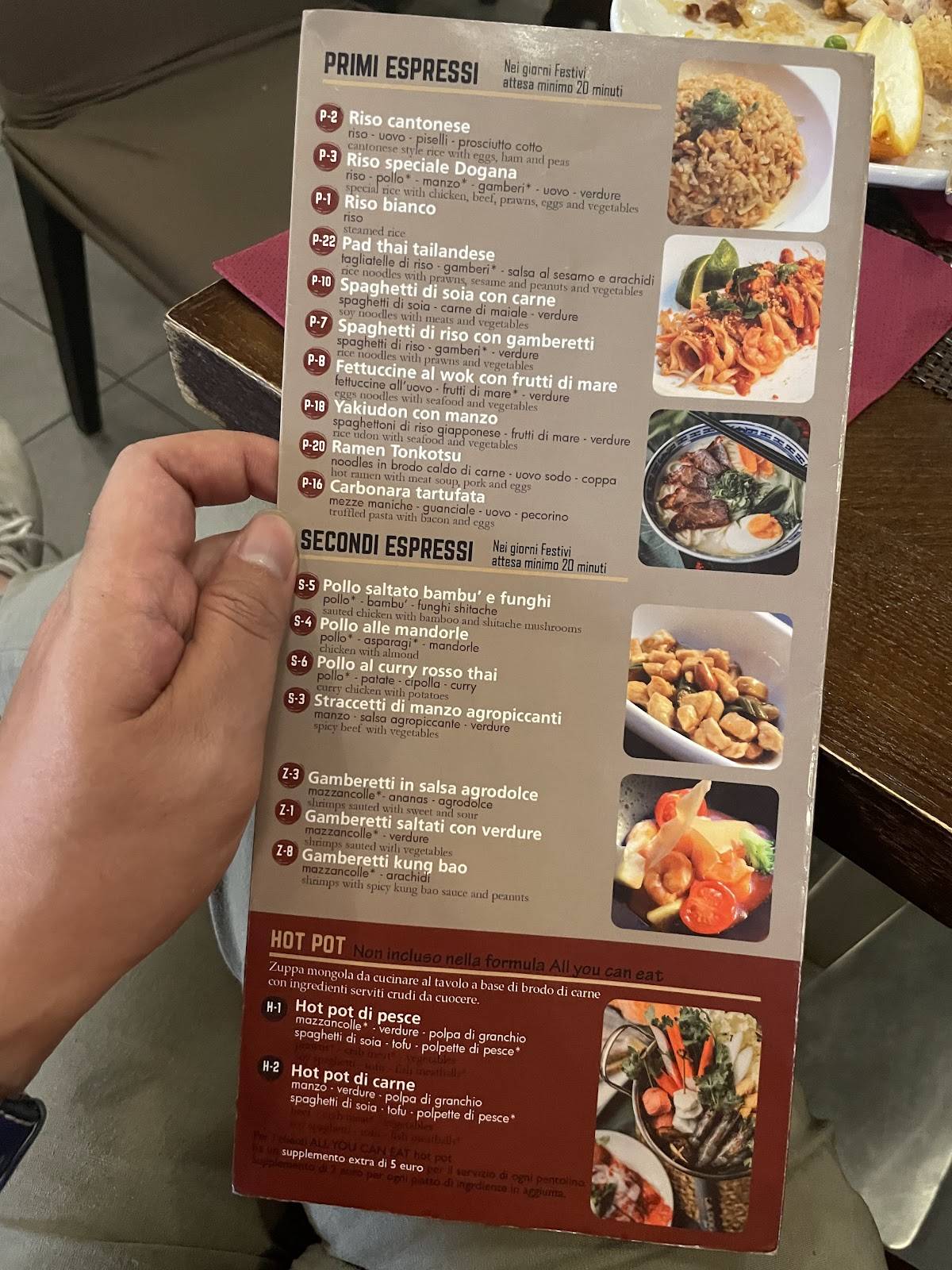 Menu di La Dogana Food 