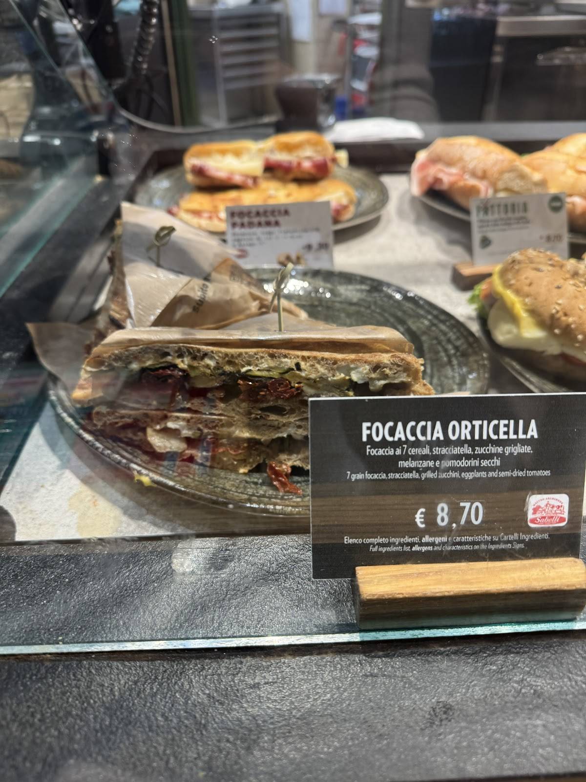 Menu di La Fucina 