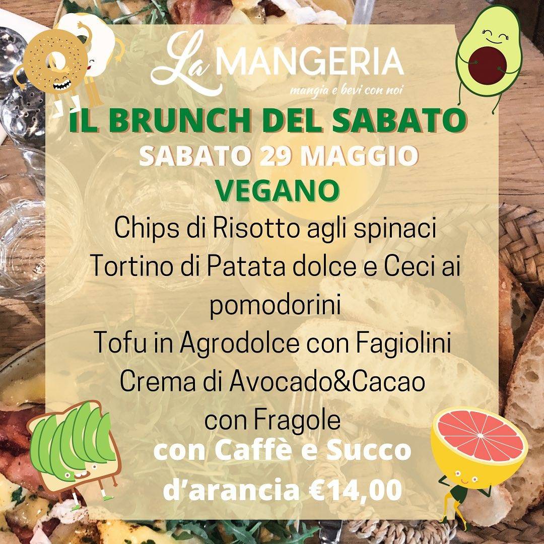 Menu di La Mangeria 