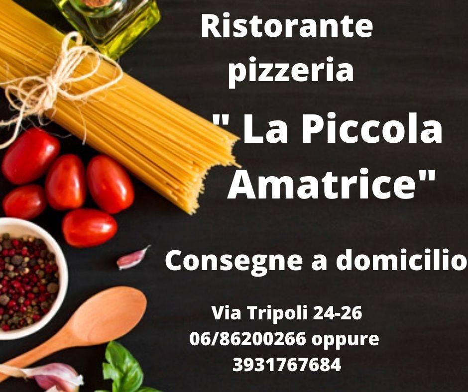Menu di La Piccola Amatrice 